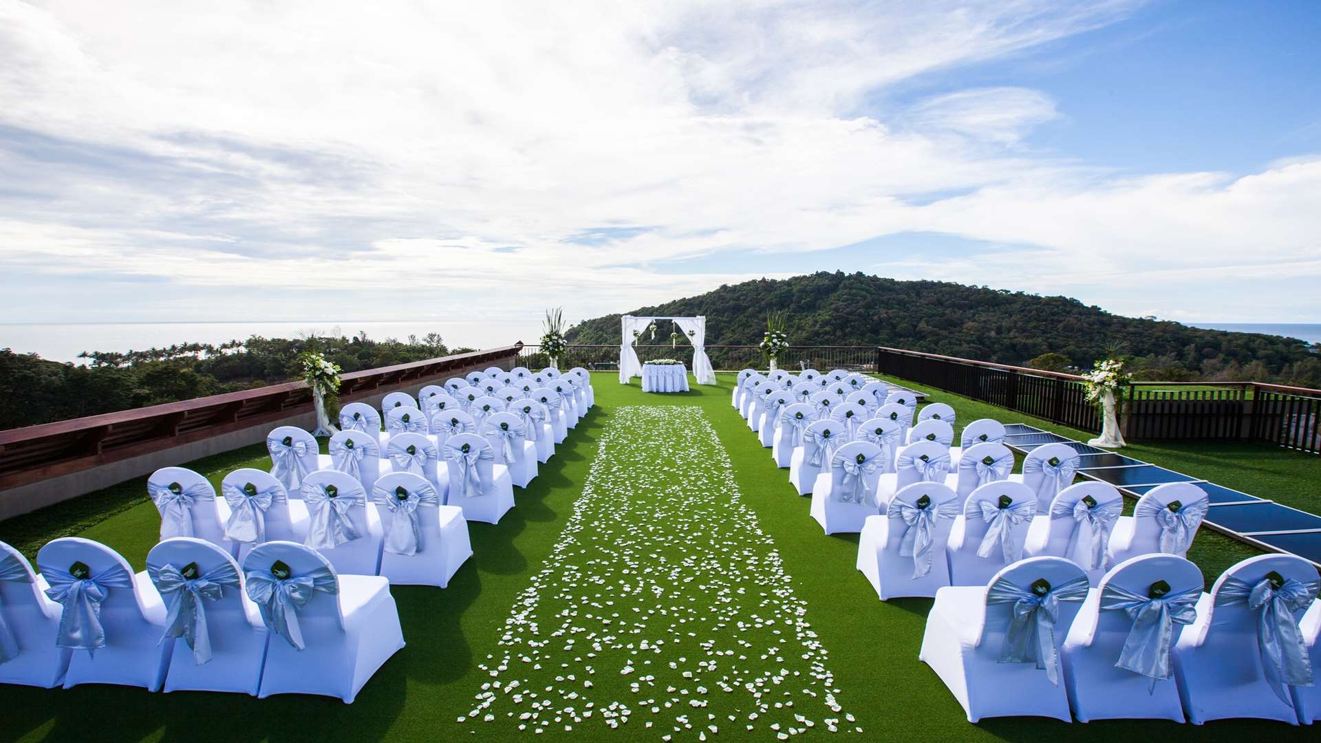 Roof top wedding