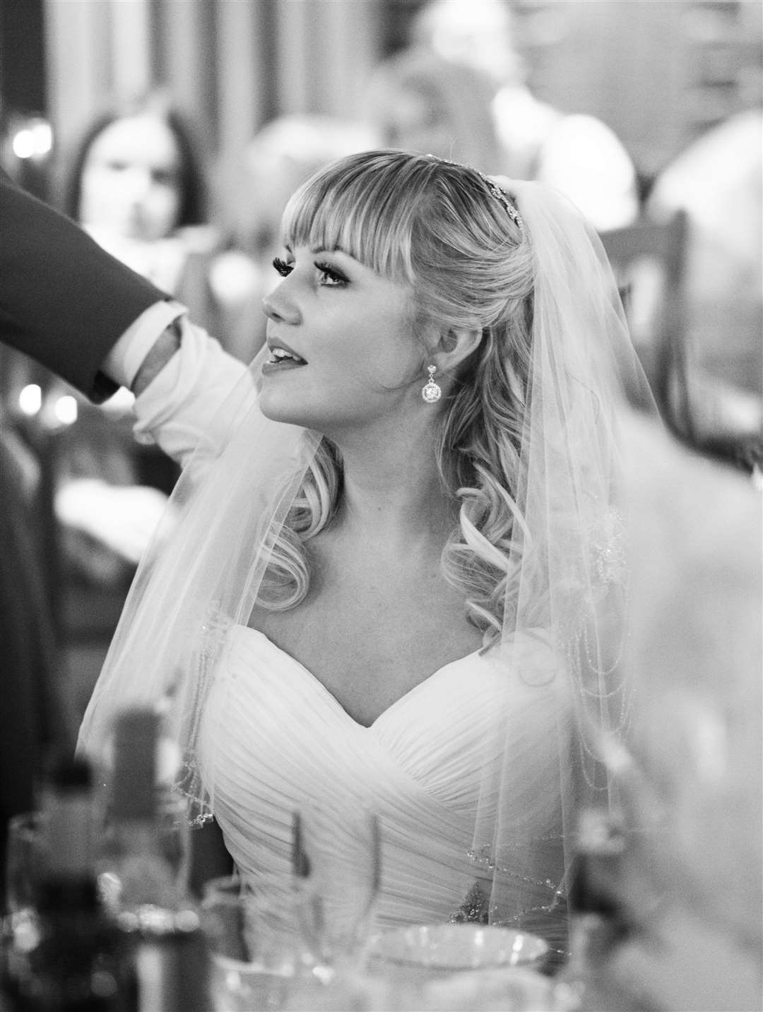 Elysia at her wedding. Picture: Liza Smith
