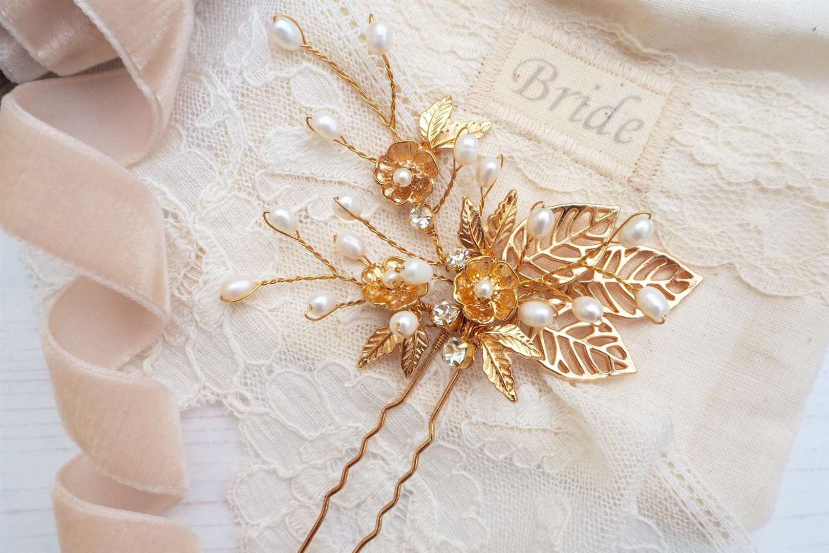 Lucy Fisher of the Vintage Bobbin Bridal creates bespoke pieces for brides